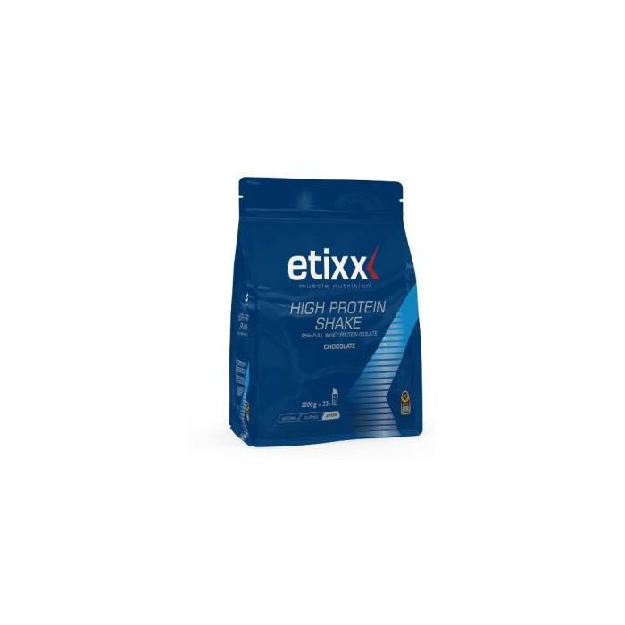 Etixx Batido High Protein Chocolate 1Kg - Aislado de Suero Bajo en Carbohidratos para Recuperación Post-Entrenamiento