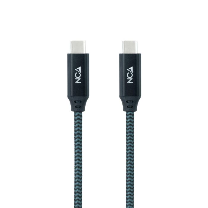 Nanocable 10.01.4301-L150-COMB Cable USB-C a USB-C 3.2 Gen2x2 20Gbps 100W E-mark 4K/60Hz 1.5m Gris/Negro 2 Nanocable 10.01.4301-L150-COMB Cable USB-C a USB-C 3.2 Gen2x2 20Gbps 100W E-mark 4K/60Hz 1.5m Gris/Negro 2