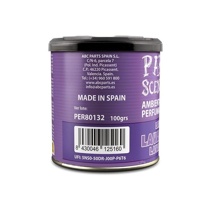 Perfumador Lata Gel Lavanda Paradise 100 gr Cs12 PER80132 2 Perfumador Lata Gel Lavanda Paradise 100 gr Cs12 PER80132 2