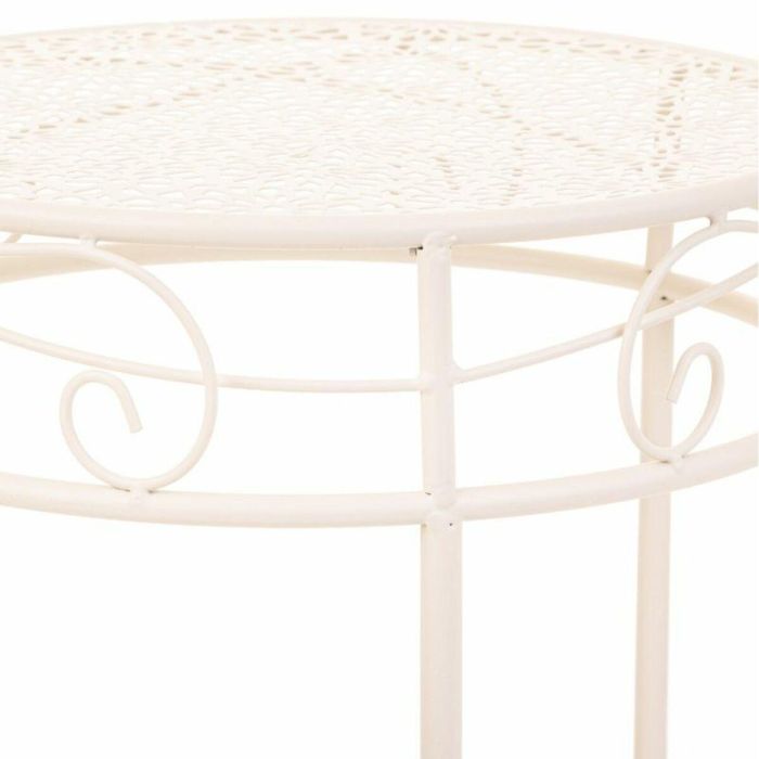 Soporte para Maceta Alexandra House Living Blanco Metal Hierro 30 x 120 x 30 cm 1