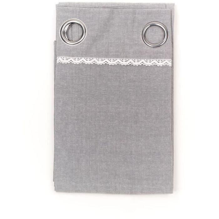 Cortina - HOY - CHARME - Chambray Capucine - 140 x 240 cm 3 Cortina - HOY - CHARME - Chambray Capucine - 140 x 240 cm 3