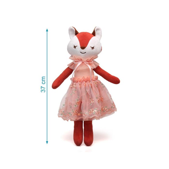 KioKids Muñeca de Trapo Zorro para Bebés y Niños, Juguete Suave +10 Meses 2