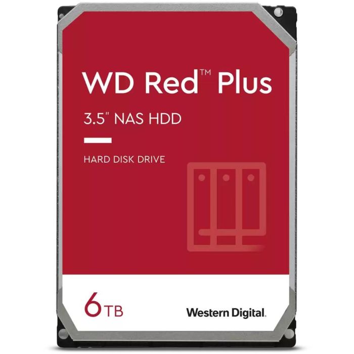Western Digital WD60EFPX Red Plus 6TB 5400RPM 256MB Disco Duro para NAS