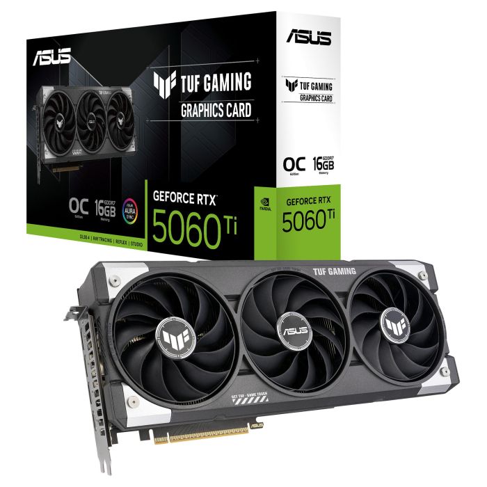 ASUS TUF Gaming TUF-RTX5060TI-O16G-GAMING NVIDIA GeForce RTX 5060 Ti 16 GB GDDR7 Tarjeta Gráfica 3