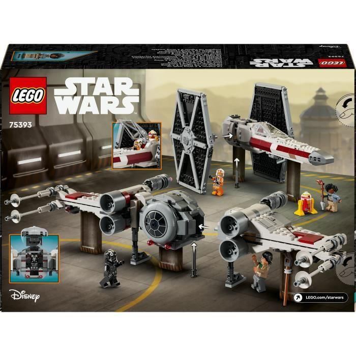 LEGO Star Wars 75393 Caza TIE y Combinador X-Wing - Modelo para construir 5