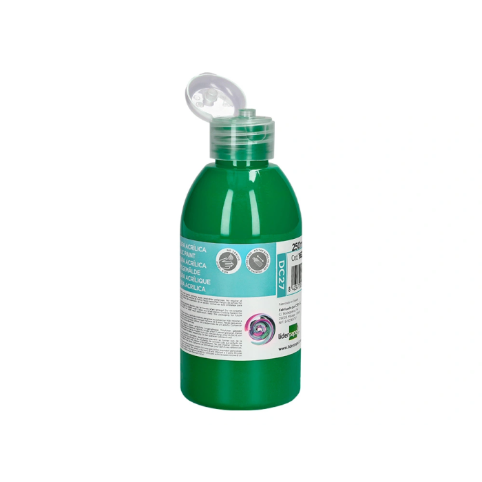 Liderpapel Pintura Acrílica Bote 250 ml Verde Oscuro 2