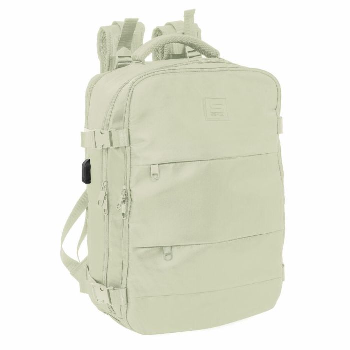 Safta Mochila Viaje Cabina Portatil 15,6'' Beige 29x44x19 cm 13