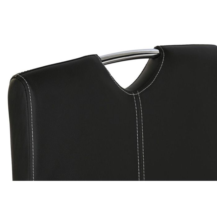 DKD Home Decor Silla de Comedor Moderna | Negro | Materiales: Metal, PU | Dimensiones: 59 cm (Ancho) x 45 cm (Profundo) x 102 cm (Alto) 6 DKD Home Decor Silla de Comedor Moderna | Negro | Materiales: Metal, PU | Dimensiones: 59 cm (Ancho) x 45 cm (Profundo) x 102 cm (Alto) 6