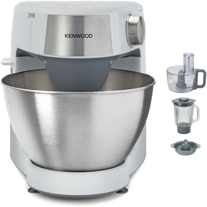 Kenwood Robot de Repostería Multifunción Prospero KHC291A.H0WH con Bol de Acero Inoxidable 5