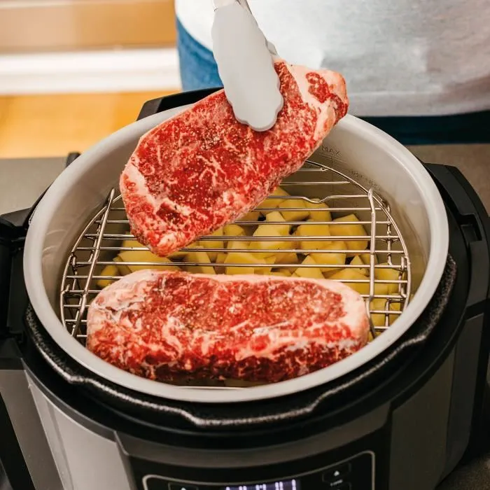 Ninja OP300EU Olla Eléctrica Multifunción 7 en 1 Foodi 6L con Freidora de Aire, Olla a Presión y más 4