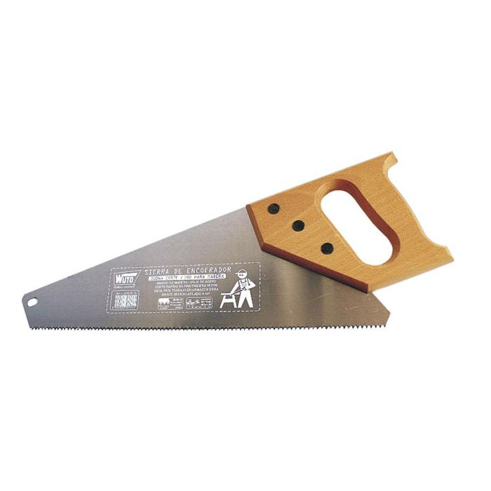 Wuto Serrucho de carpintero 2514-45, hoja de acero sueco 45 cm Wuto Serrucho de carpintero 2514-45, hoja de acero sueco 45 cm