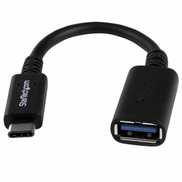 Cable USB A a USB C Startech USB31CAADP Negro