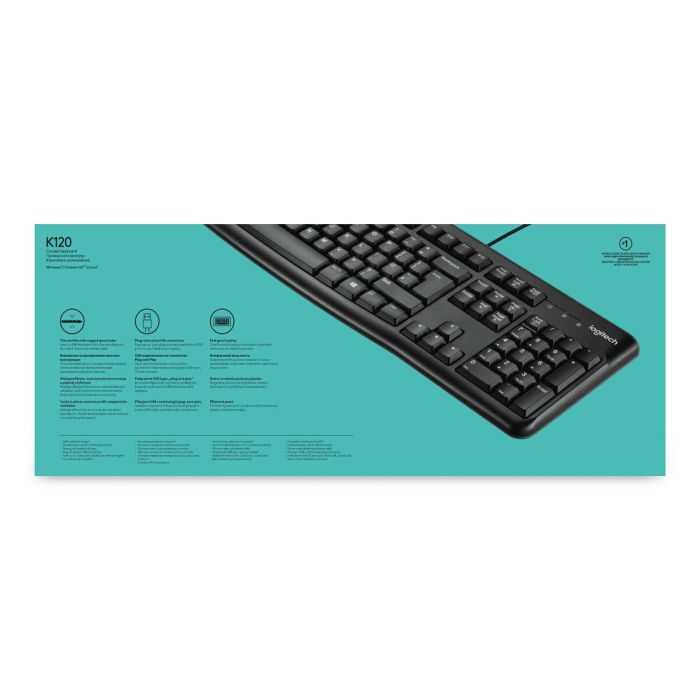 Teclado Logitech 920-002482 Negro Qwerty Español AZERTY 13