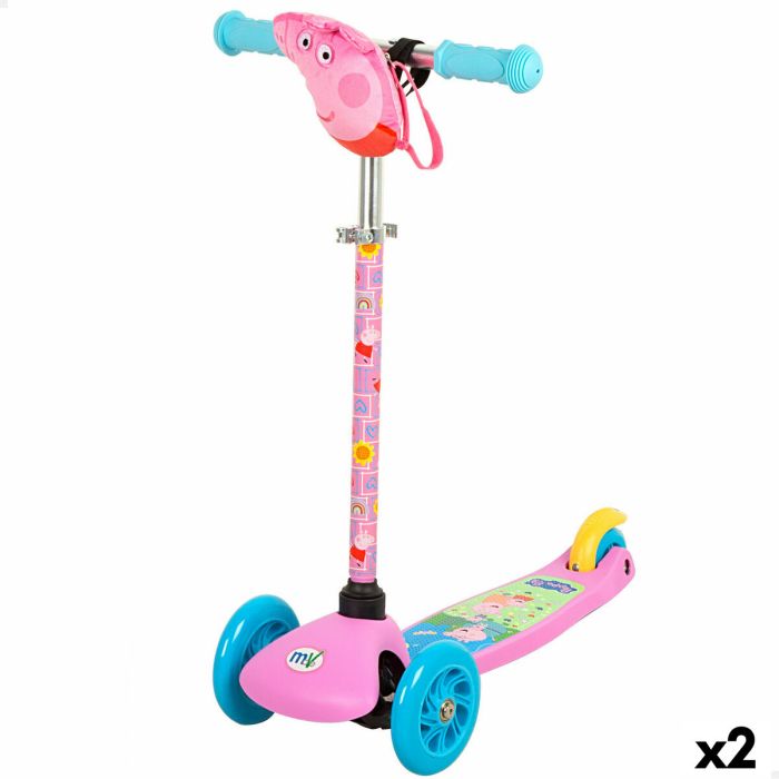 Patinete Scooter Peppa Pig (2 Unidades) 0 Patinete Scooter Peppa Pig (2 Unidades) 0