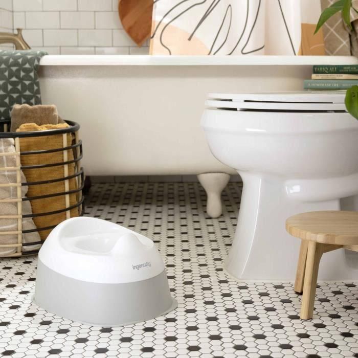 Asiento de entrenamiento para ir al baño INGENUITY con cuenco extraíble, antideslizante y ergonómico 3