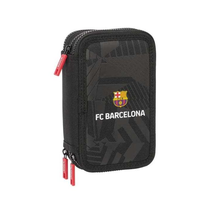 Plumier triple 37 pcs f.c.barcelona "black" 12,5x19,5x5,5 cm