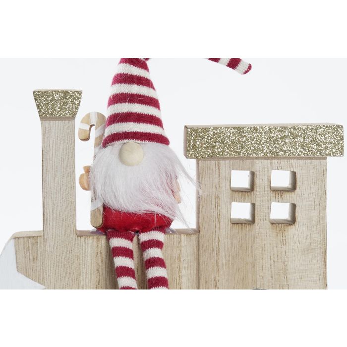 DKD Home Decor Decoración Navidad Tradicional Surtido Tren y Gnomo Pack 6 Unidades, Materiales MDF y Poliéster, Gris, Rojo, Natural 2 DKD Home Decor Decoración Navidad Tradicional Surtido Tren y Gnomo Pack 6 Unidades, Materiales MDF y Poliéster, Gris, Rojo, Natural 2