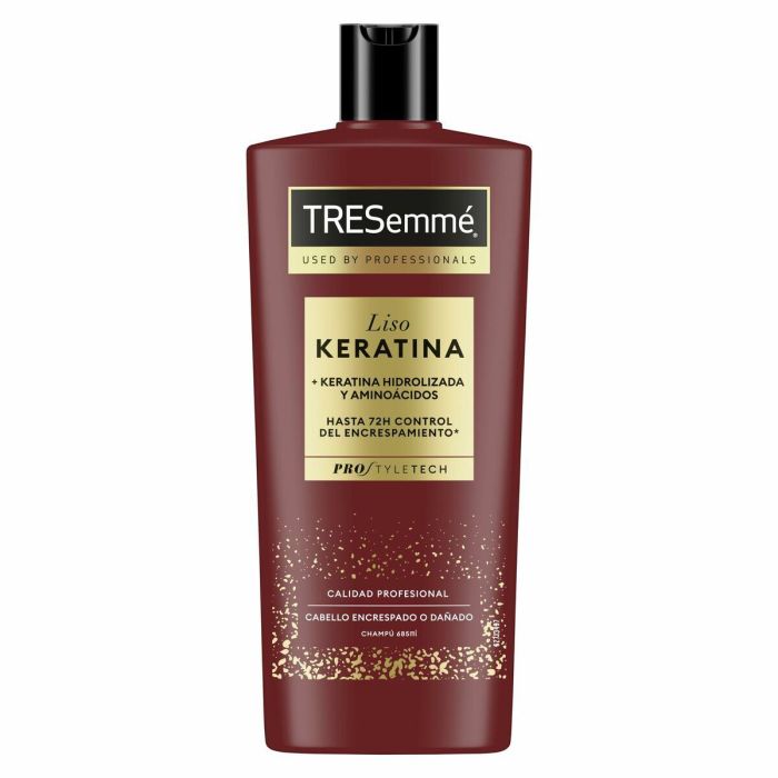 Tresemme Liso Keratina champú 685 ml para cabello liso, suave y brillante, anti-encrespamiento 3