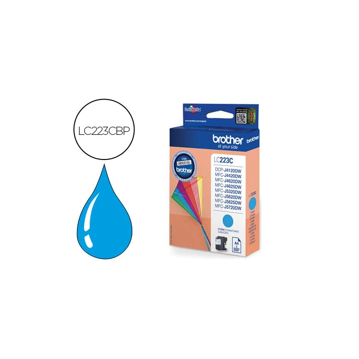 BROTHER Cartucho tinta azul MFC4120DW MFCJ4420DW/MFCJ4620DW larga duracion 550 pags 0 BROTHER Cartucho tinta azul MFC4120DW MFCJ4420DW/MFCJ4620DW larga duracion 550 pags 0
