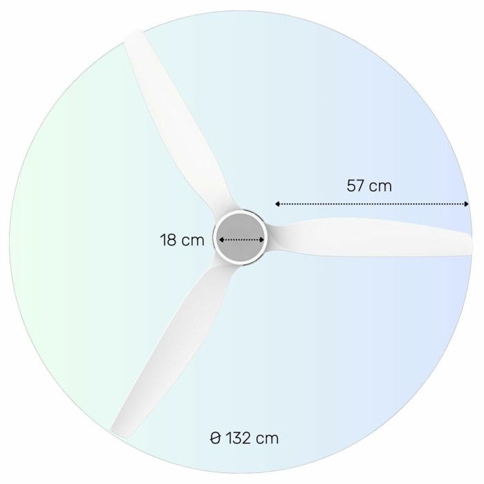 Ventilador de Techo Taurus FRESKO 3B PURE Ø 132 cm 1