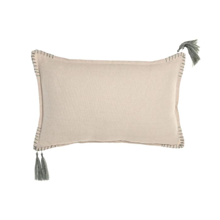 Cojin Boho DKD Home Decor Beige Verde 50 x 30 cm (2 Unidades) 0 Cojin Boho DKD Home Decor Beige Verde 50 x 30 cm (2 Unidades) 0