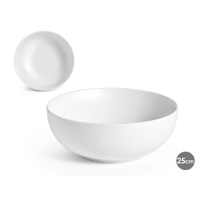 Ensaladera Porcelana Redonda 25 Cm Vessia (6 Unidades) Ensaladera Porcelana Redonda 25 Cm Vessia (6 Unidades)