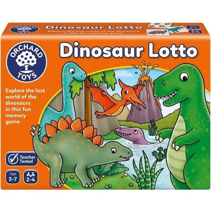 Orchard Toys Dinosaur Lotto Juego para niños, Multi, Talla única Orchard Toys Dinosaur Lotto Juego para niños, Multi, Talla única