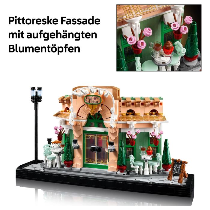 LEGO 10362 Cafetería Francesa: Decoración de Estantería Parisina Set para Adultos