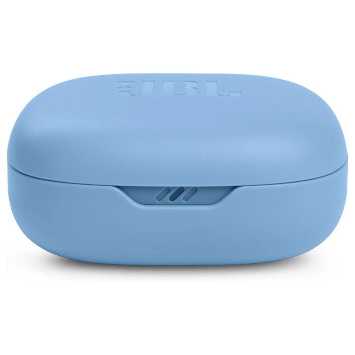 JBL Wave Flex Auriculares Bluetooth con Estuche de Carga, Autonomía 32h, Azules