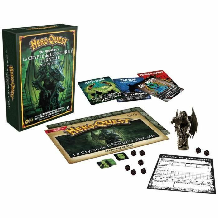 Hasbro HASG1798FA0 HeroQuest Quest Pack La Cripta de la Oscuridad Eterna Juego de Rol Juego de Mesa Sistema HeroQuest Requerido Avalon Hill 11