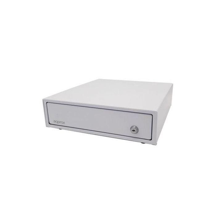 APPROX TPV Cajon Portamonedas Compacto Blanco 33x36 Apertura Manual Y Automatica 1 APPROX TPV Cajon Portamonedas Compacto Blanco 33x36 Apertura Manual Y Automatica 1