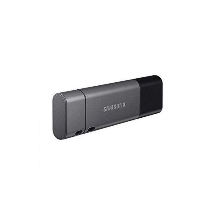 PENDRIVE SAMSUNG TITÁN GRAY PLUS 256GB - CONECTORES USB-A Y USB TIPO-C - 300MB/S LECTURA - USB 3.1 3