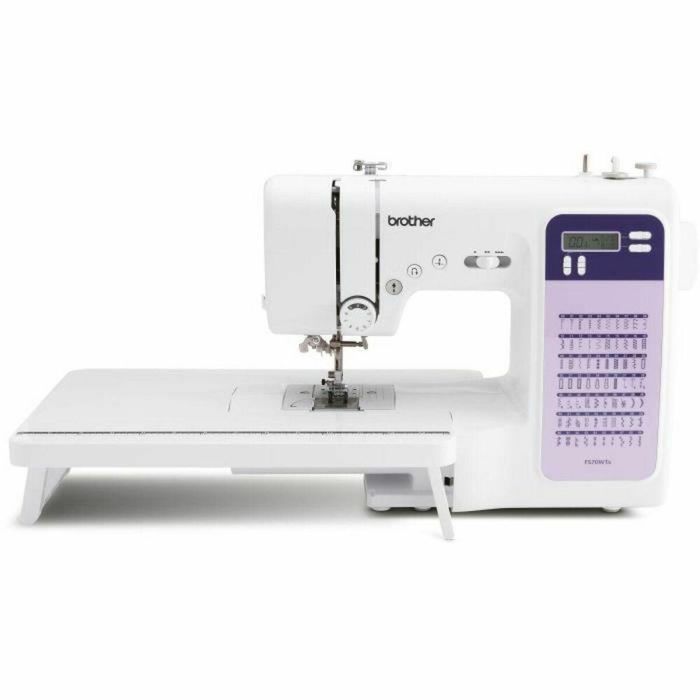 Máquina de coser electrónica BROTHER FS70WTx - 70 puntadas - Enhebrador de agujas - Pantalla LCD - Teclas de selección - Brazo libre 4