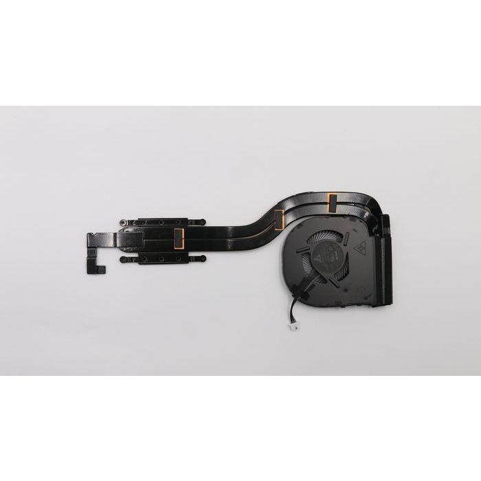 Lenovo CPU heatsink with fan assembly, designed for Lenovo ThinkPad T480S series, ensures optimal CPU temperature management. Lenovo CPU heatsink with fan assembly, designed for Lenovo ThinkPad T480S series, ensures optimal CPU temperature management.