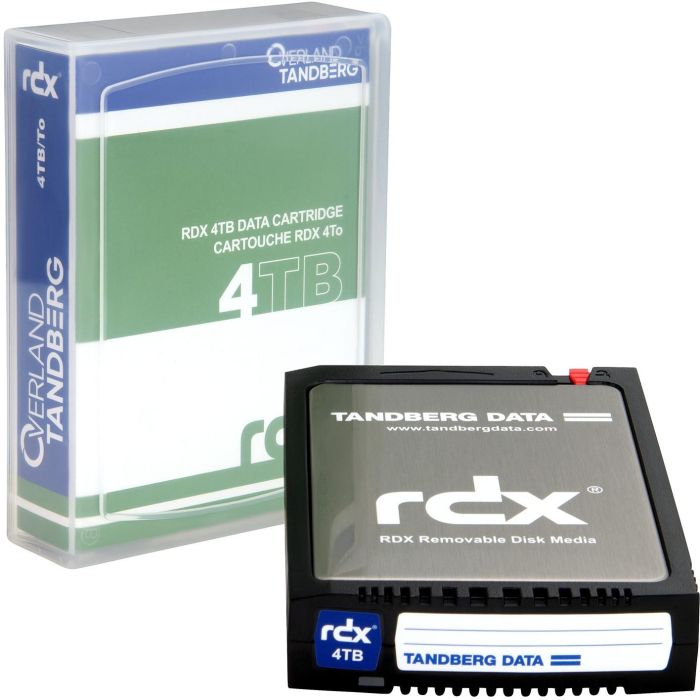 Tandberg Data Cartucho RDX 4TB 8824-RDX, Disco Extraíble RDX, Capacidad 4 TB, Velocidad 150 MB/s 4