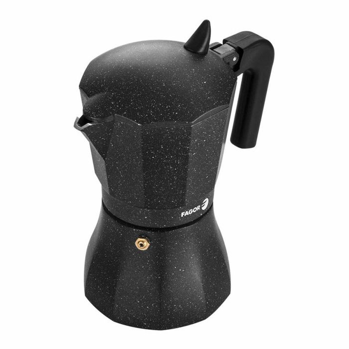 Cafetera Italiana Fagor TIRAMISU 12 Negro Aluminio 12 Tazas 14