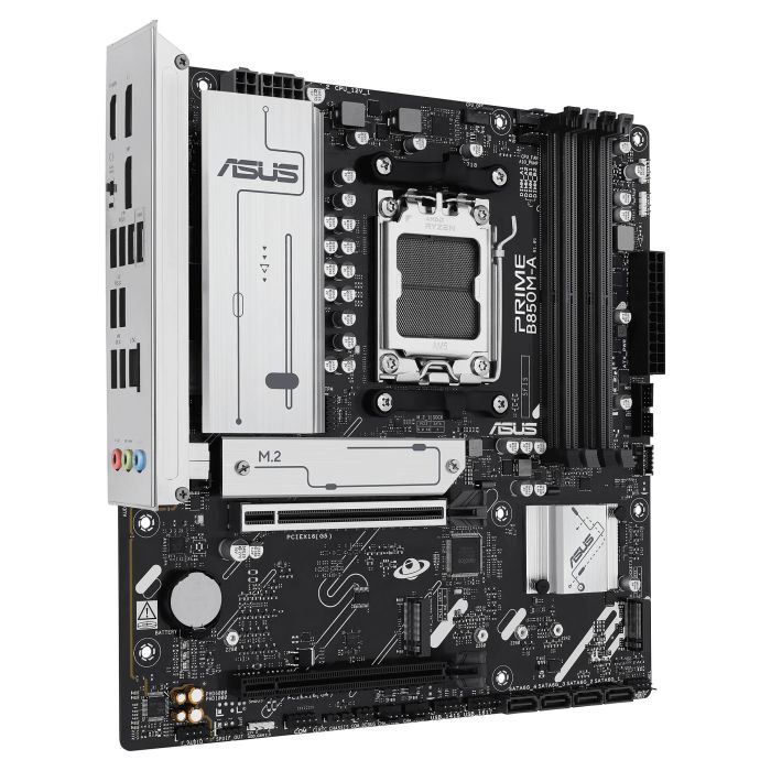 ASUS PRIME B850M-A-CSM Placa Base, Chipset AMD B850, Socket AM5, DDR5, micro ATX 2