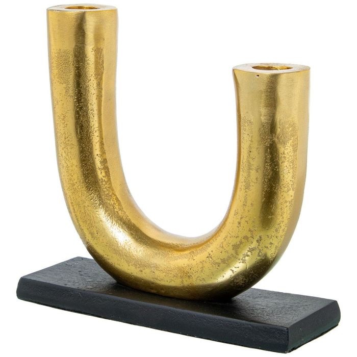 Candelabro Alexandra House Living Dorado Aluminio 21 x 20 x 8 cm