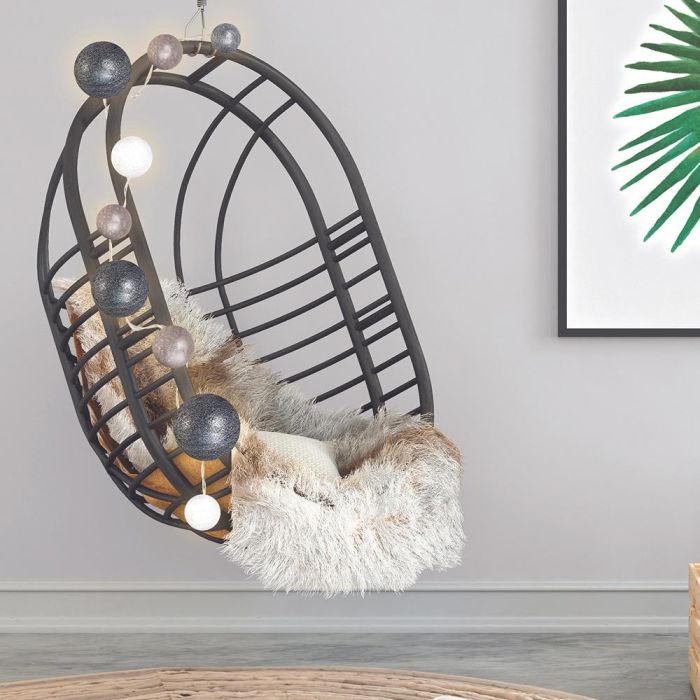 Home Deco Factory Guirnalda Luz 10 Led Gris Decorativa 192cm 3