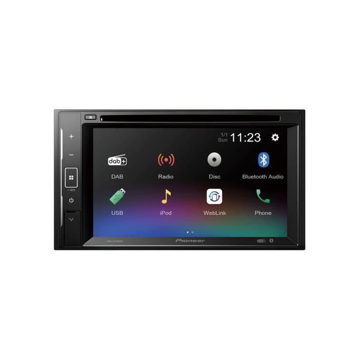 Autradio - Pioneer - AVH -A240DABDAB - DVD - USB - 2 DIN - 6.2 - DAB+ - Bluetooth 2 Autradio - Pioneer - AVH -A240DABDAB - DVD - USB - 2 DIN - 6.2 - DAB+ - Bluetooth 2