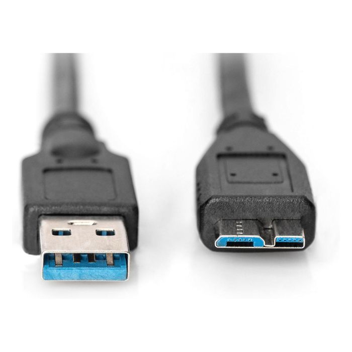 Digitus Cable USB 3.0 A-Micro B Macho/Macho 1m Negro SW USB 3.2 Gen 1 1