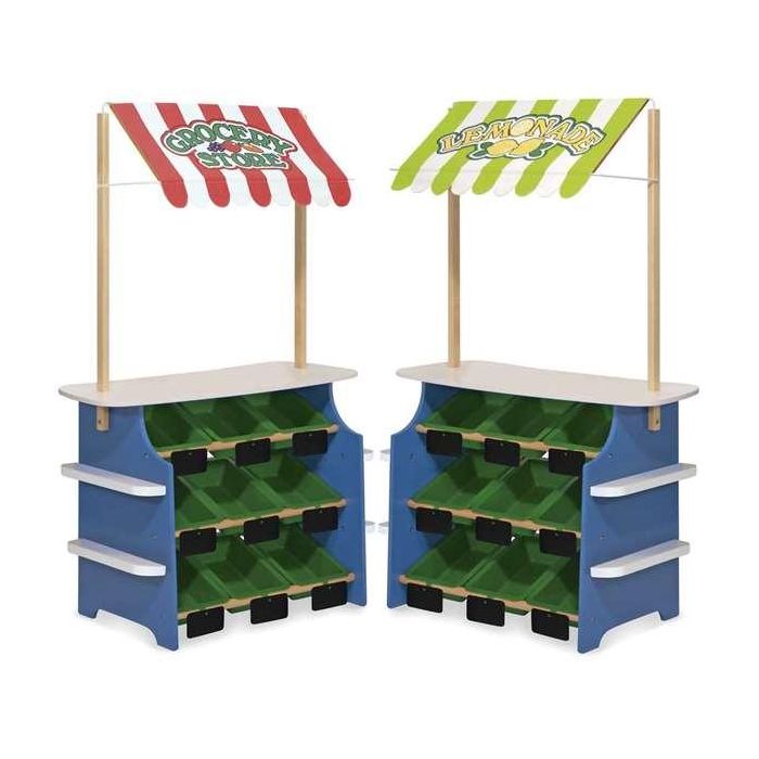 Melissa & Doug Puesto de Limonada/Tienda de Comestibles de Madera 127x81x41 cm 1
