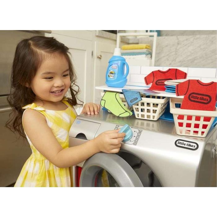 Little Tikes 175084 Mi Primera Lavadora y Secadora Juguete Interactivo con Sonidos y Tambor Giratorio para Niños +2 Años 4 Little Tikes 175084 Mi Primera Lavadora y Secadora Juguete Interactivo con Sonidos y Tambor Giratorio para Niños +2 Años 4