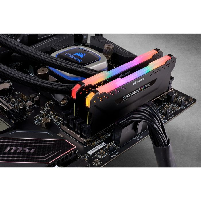 Corsair CMW32GX4M2A2666C16 32GB (2x16GB) DDR4 2666MHz CL16 Vengeance RGB Pro Memoria RAM para PC 3