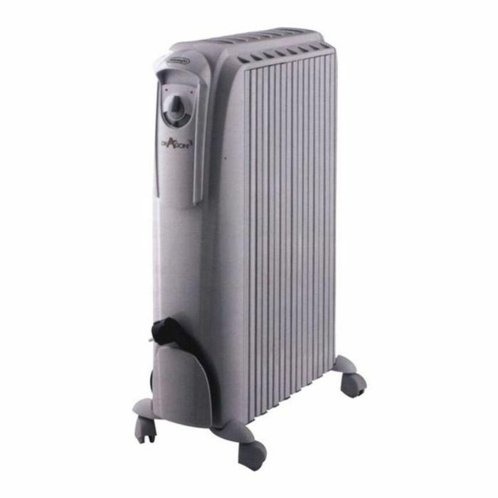 Radiador de Aceite (8 cuerpos) DeLonghi TRD04 0820 Negro 2000 W Blanco/Negro