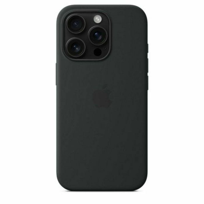 Apple iPhone 16 Pro Funda de silicona con MagSafe Negro 2 Apple iPhone 16 Pro Funda de silicona con MagSafe Negro 2