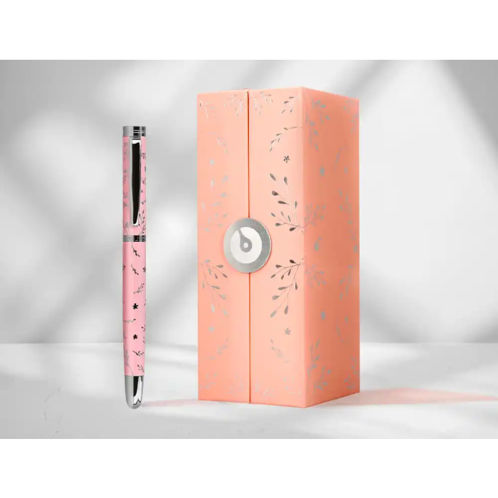 Belius Roller Bella Aluminio Rosa Tinta Negra Caja Diseño 1
