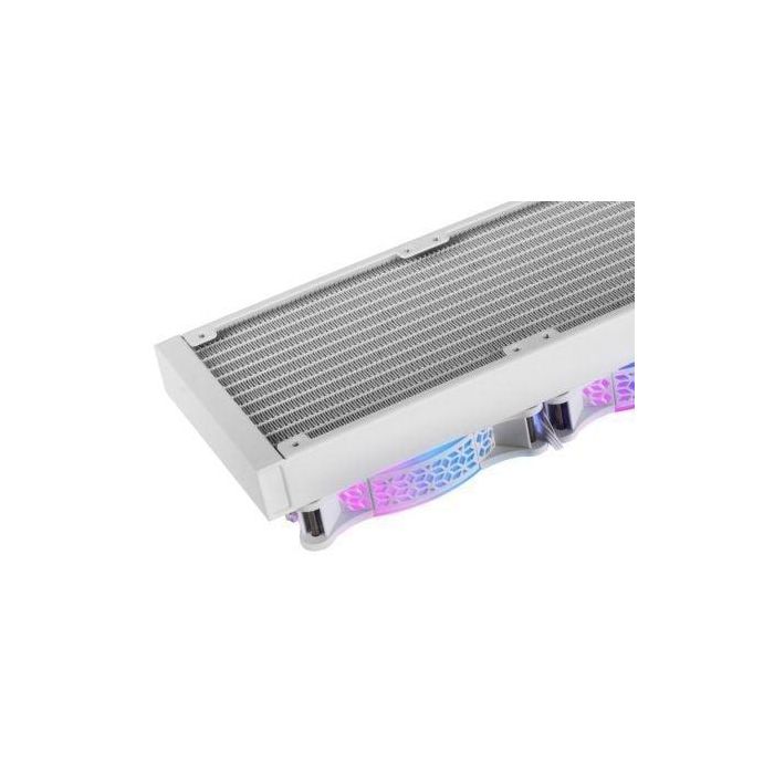 Mars Gaming Refrigeración Líquida ML-ULTRA360 Blanco, Kit AIO ARGB 360º, TDP 650W, Radiador 360mm, Ventiladores FDB Silenciosos, Compatibilidad Universal Intel/AMD 3