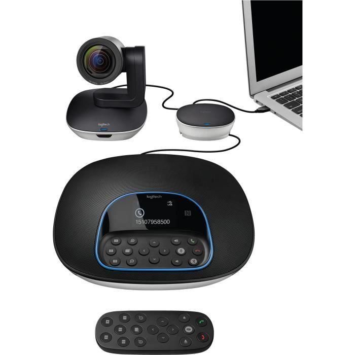 Sistema de Videoconferencia Logitech Group/ Enfoque Automático/ Full HD 4