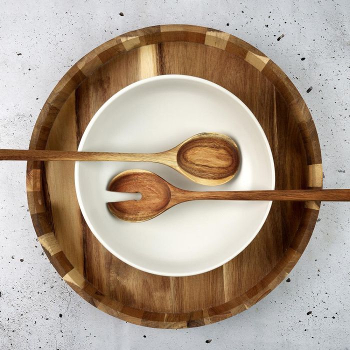 Home Deco Factory Bandeja de Acacia Diámetro 40 cm Cocooning 1 Home Deco Factory Bandeja de Acacia Diámetro 40 cm Cocooning 1